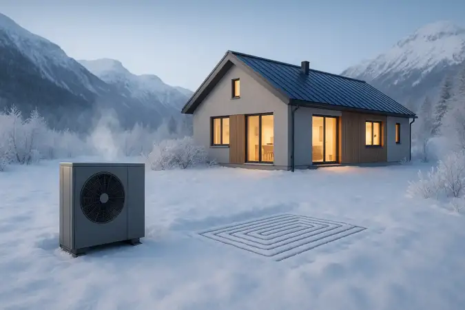 Pompe à chaleur efficace en région froide